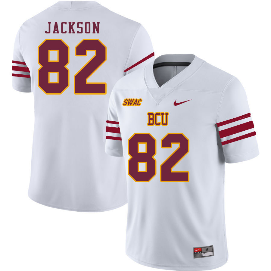 Men-Youth #82 Jalen Jackson Bethune-Cookman Wildcats 2023 College Football Jerseys Stitched-White
